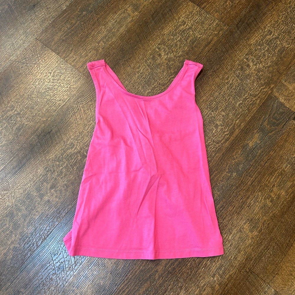 Mini Boden Bright Pink Girls' Tank Top
